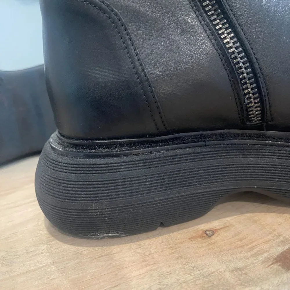 FREE PEOPLE Mara Zip Moto Boots Black size  8.5  NWOB $298 - Picture 11 of 15